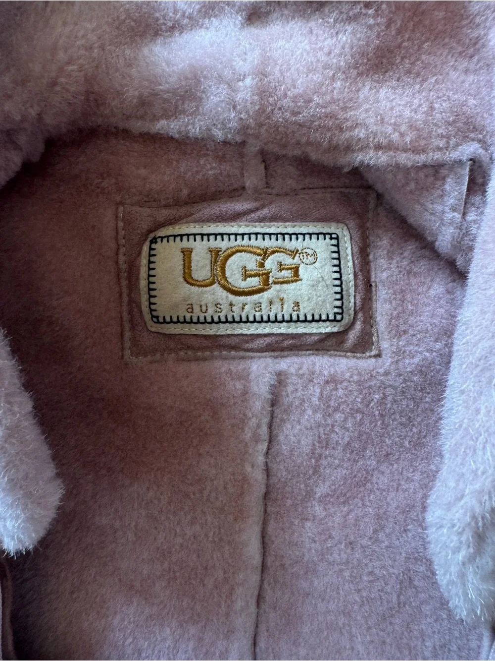 UGG Plush Hooded Jacket - Light Pink